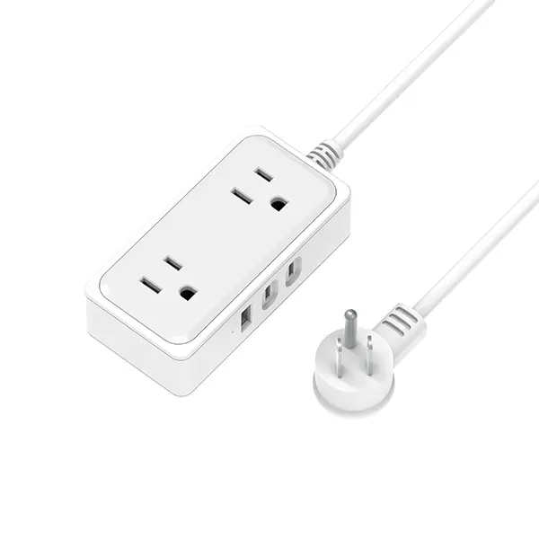 2 zásuvky USA Power Strip