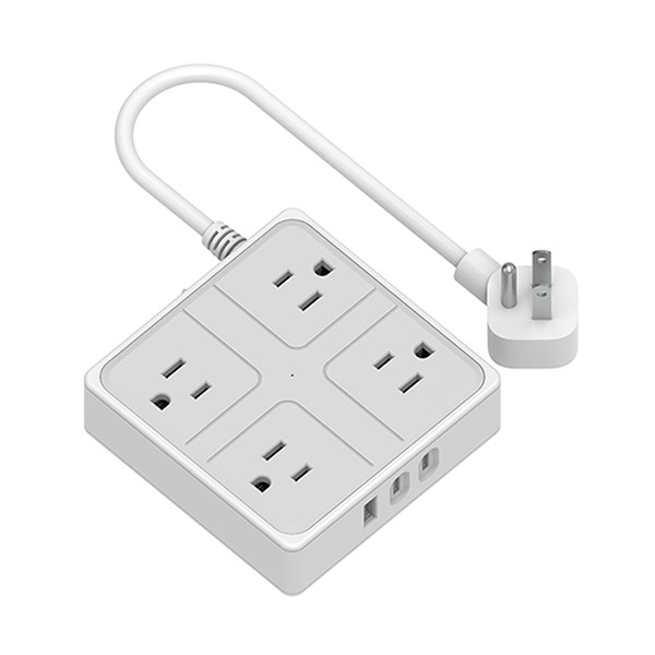 4 zásuvky USA Power Strip