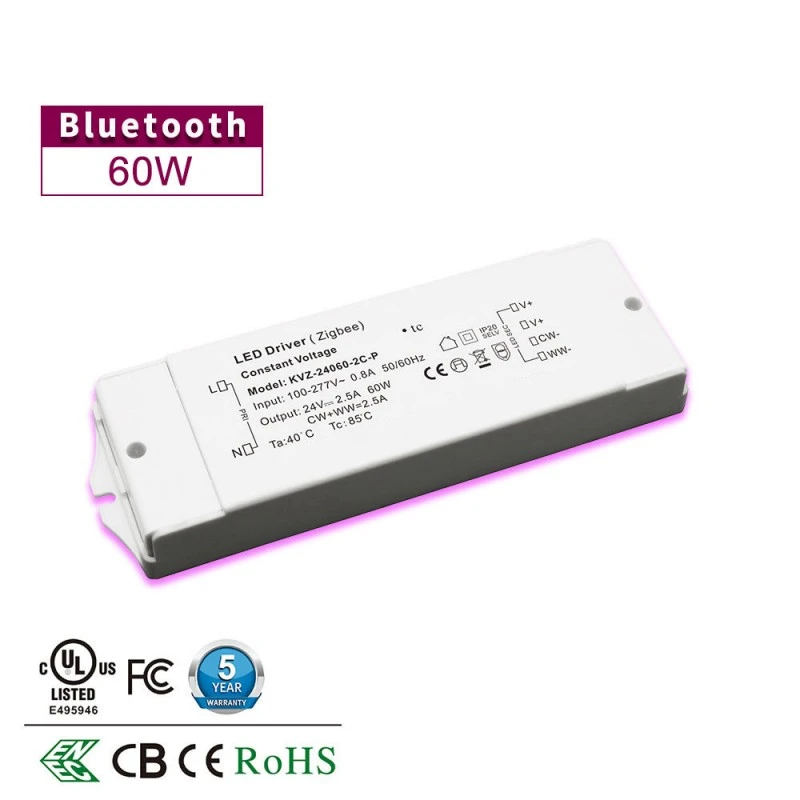 60W bezdrôtový stmievateľný LED ovládač Zigbee