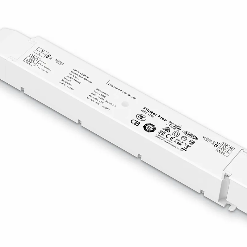 75W 12V DALI stmievateľný LED ovládač s konštantným napätím